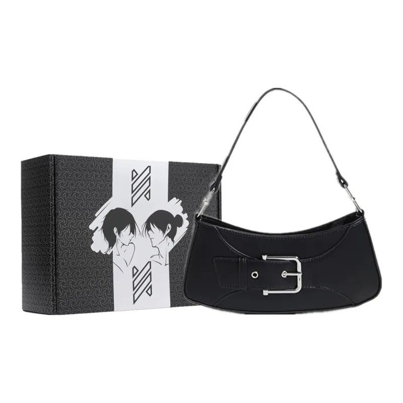 NOMK PU Crossbody Bag, Shoulder Bag, Baguette Bag, Small Square Bag, Handbag, Shoulder Bag Regular Women's Multicolor-5