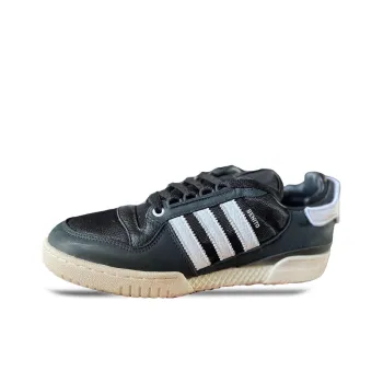 Bad Bunny x Adidas Originals FORUM Powerphase Bad Bunny Durable Breathable Low Top Skateboard Shoes Men's Black White