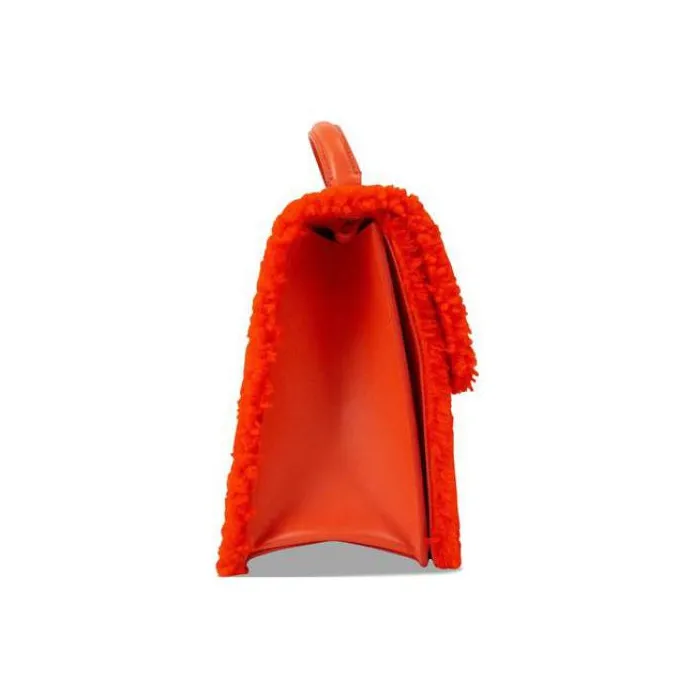 OFF WHITE 2.8 Jitney Bag Furry Orange-1