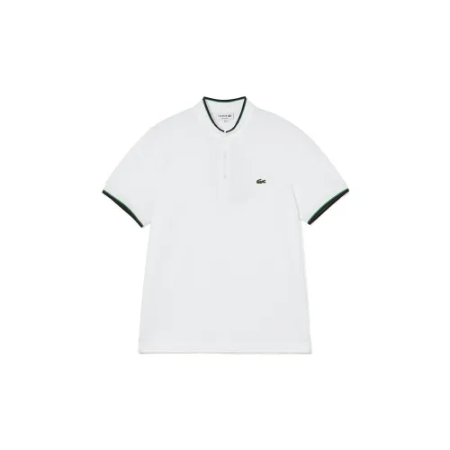 LACOSTE Polo Shirts Men White