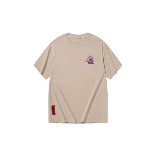 PEAK Guochuang Series T-Shirts Unisex Sand Plain