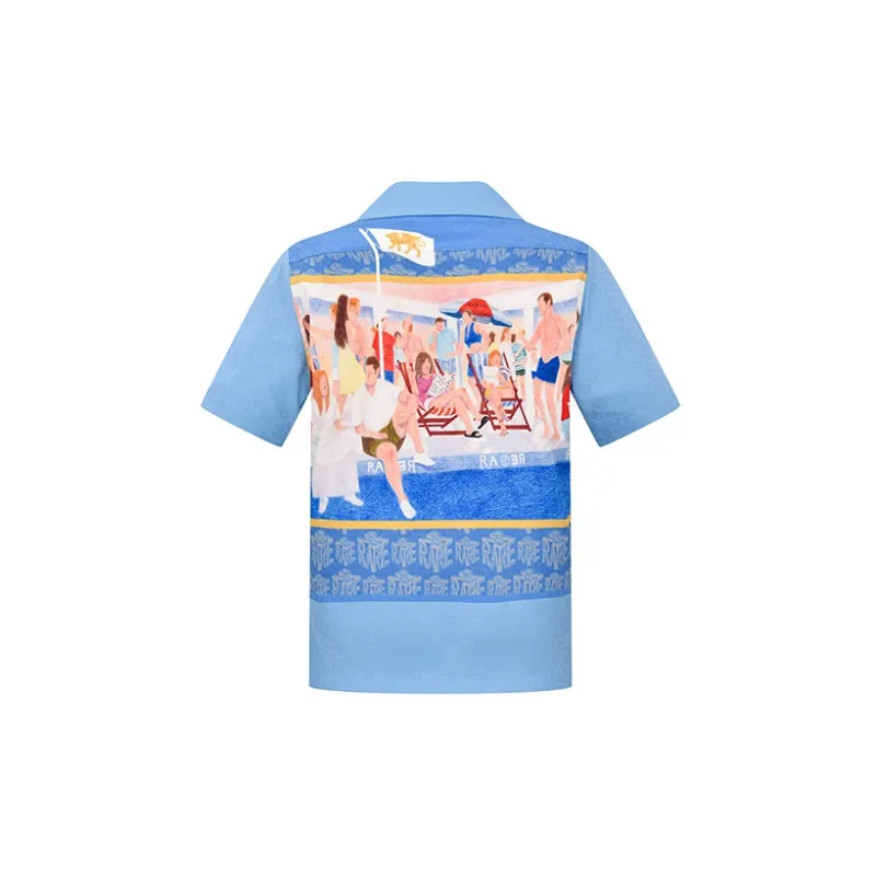 RARE Short Sleeved Shirt Men's Multicolor-1