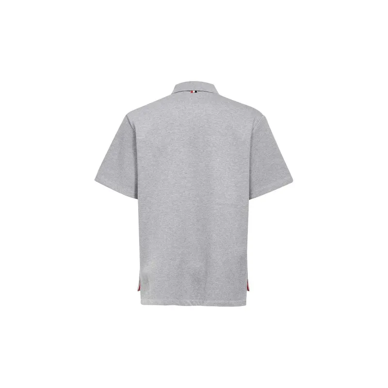 THOM BROWNE Rwb Pocket Trim Polo Shirt-1