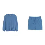 Blue (Sweatshirts+Shorts)