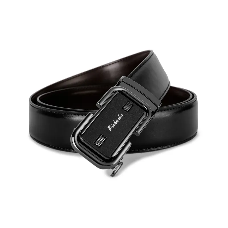 PISHUSHU Leather Belts Men-8