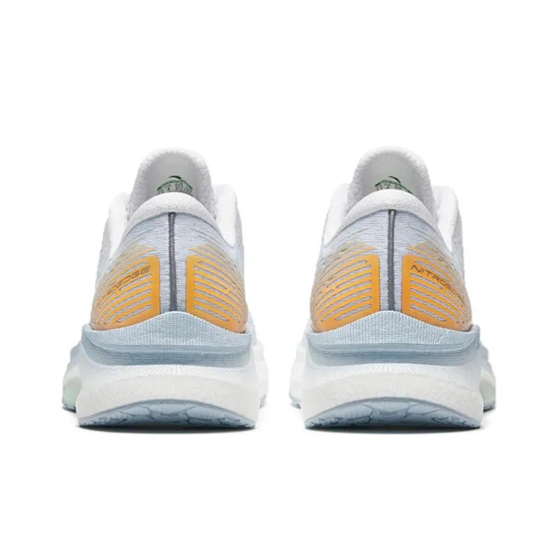 Anta Champion Running Shoes Lite Cushioning Anti Slip And Wear Resistant Low Top Running Shoes Women's Blue White-3