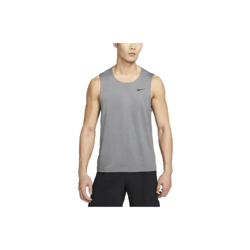 Nike Dri-Fit Tank Tops Men Black Gray