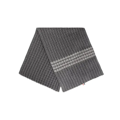 THOM BROWNE Knit Scarves Women's Gray