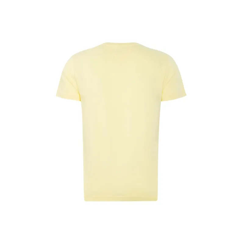 Tommy Hilfiger T Shirts Men Yellow ZHF-1