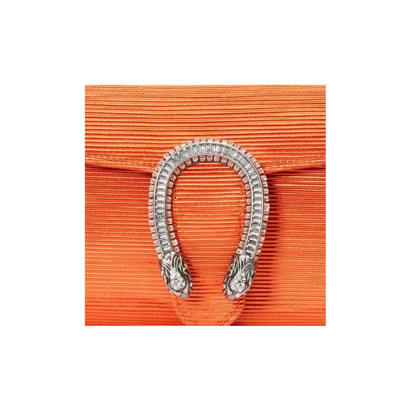 GUCCI Dionysus Fabric Bacchus Bag Crossbody Bag Shoulder Bag Women's Orange-7