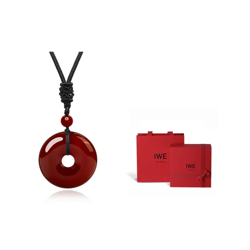 IWE Chalcedony Agate Necklaces Unisex-7