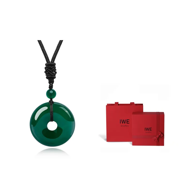 IWE Chalcedony Agate Necklaces Unisex-8