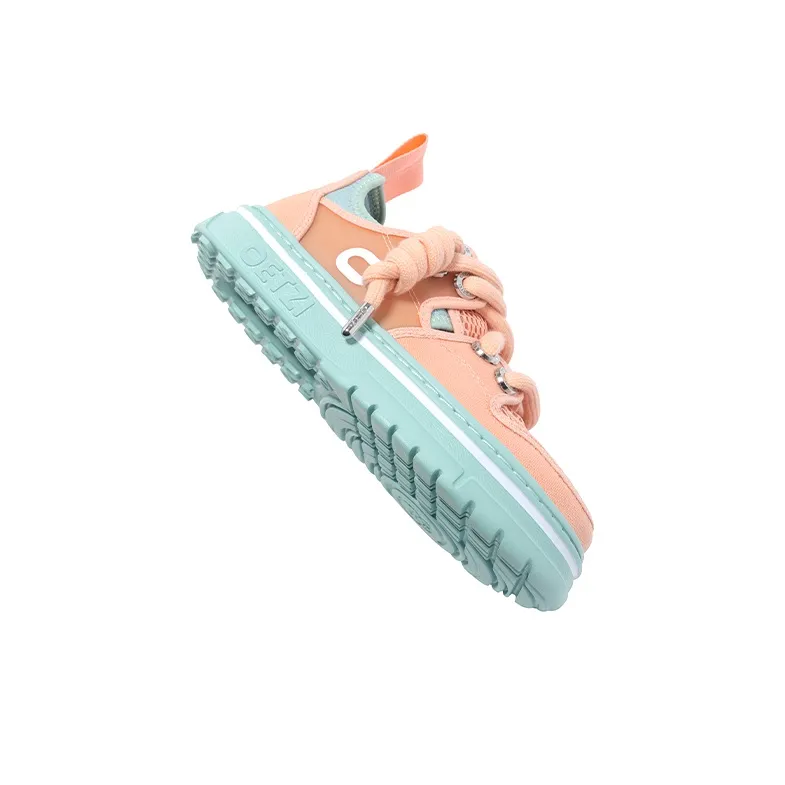 OETZI Stylish Skateboarding Shoes Women's Light Orange-4