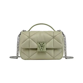 MCM Lambskin Nappa Leather Handbags Shoulder Bag Crossbody Bag Mini Women's Green