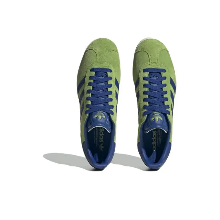 Adidas Gazelle Lime Royal Blue-3