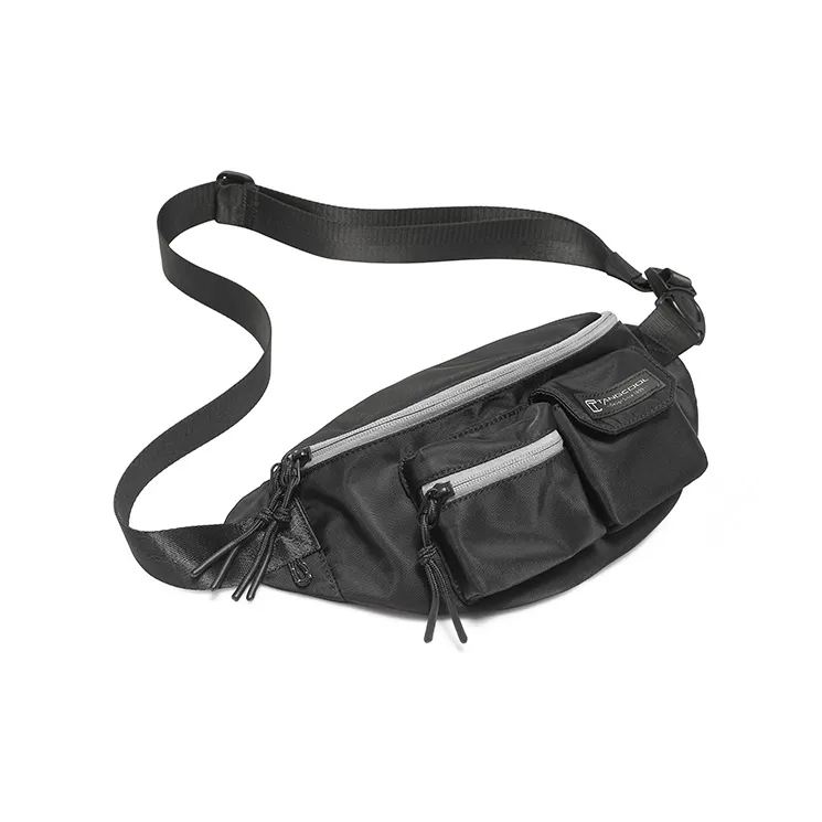 TANGCOOL Nylon Crossbody Bag, Sling Bag Unisex Black/Blue/Green/Pink-10