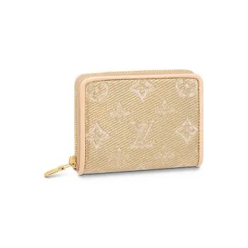 LOUIS VUITTON Zippy Coin Purse Beige