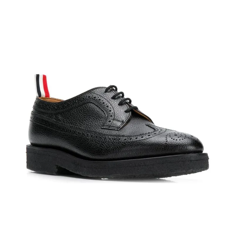 THOM BROWNE Crepe Sole Longwing Brogues-2