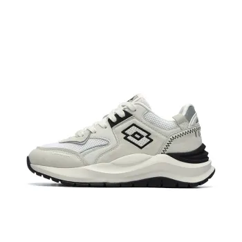 LOTTO Thundercloud Cushioning Anti Slip And Wear Resistant Low Top Sports Casual Shoes Women's Ecru