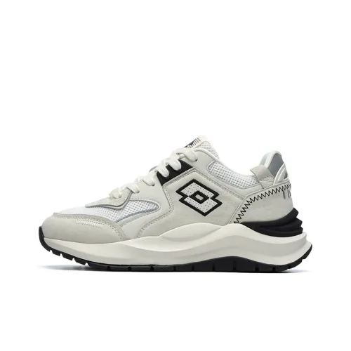 LOTTO Thundercloud Cushioning Anti Slip And Wear Resistant Low Top Sports Casual Shoes Women's Ecru