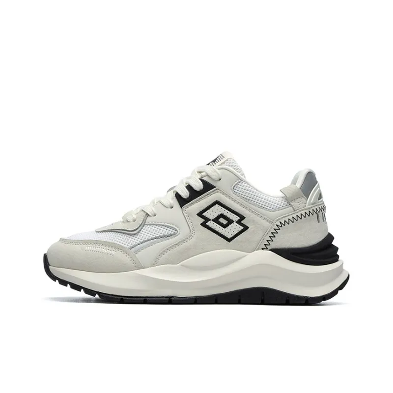 LOTTO Thundercloud Cushioning Anti Slip And Wear Resistant Low Top Sports Casual Shoes Women's Ecru-0