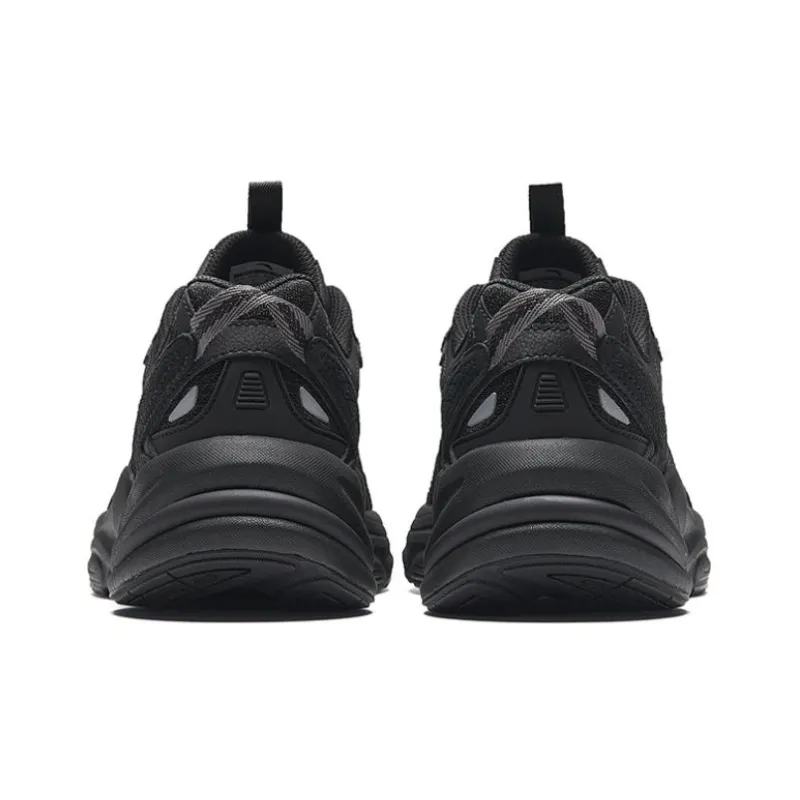 Anta Boundary Exploration Anti Slip Wear Resistant Low Top Running Shoes Men's Black-3