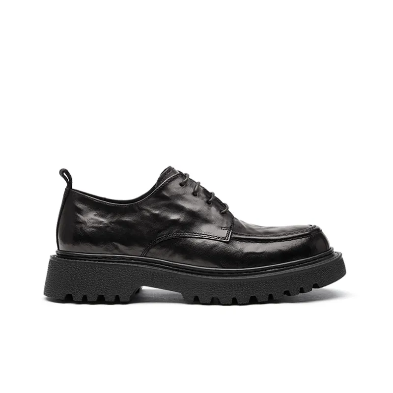 Hautton Jeans Dress Shoes Men's Black-1