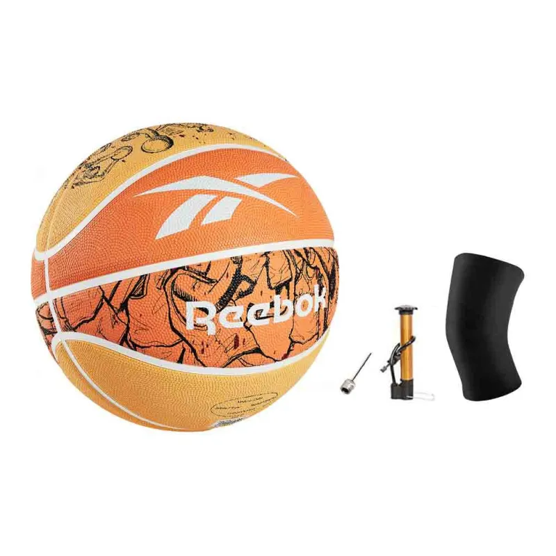 Reebok Iverson MVP Series Rubber Basketball Orange Size 7 Training Unisex-7