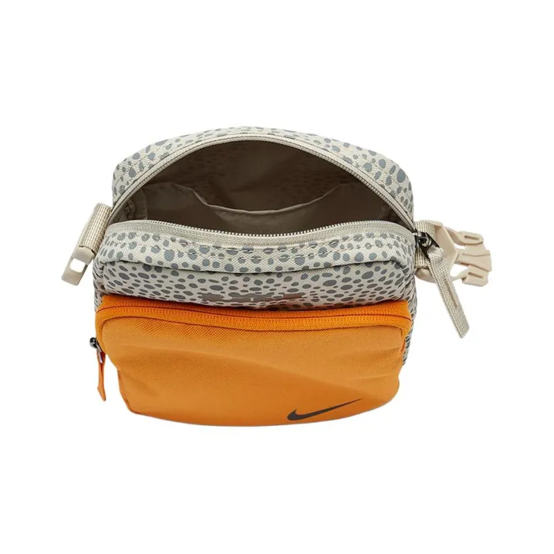 Nike Polyester Shoulder Bag Crossbody Bag Regular Men's Orange Beige-2