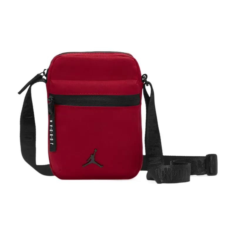 Jordan Cotton Detail Cell Phone Pouch, Shoulder Bag, Crossbody Bag Mini Unisex Red-0