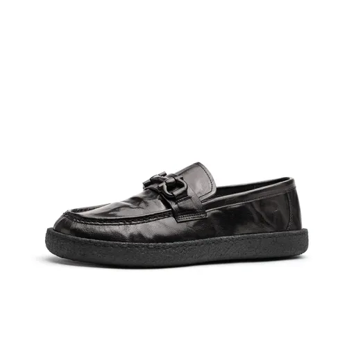 Hautton Jeans Men's Casual Shoes Men Low-Top Black