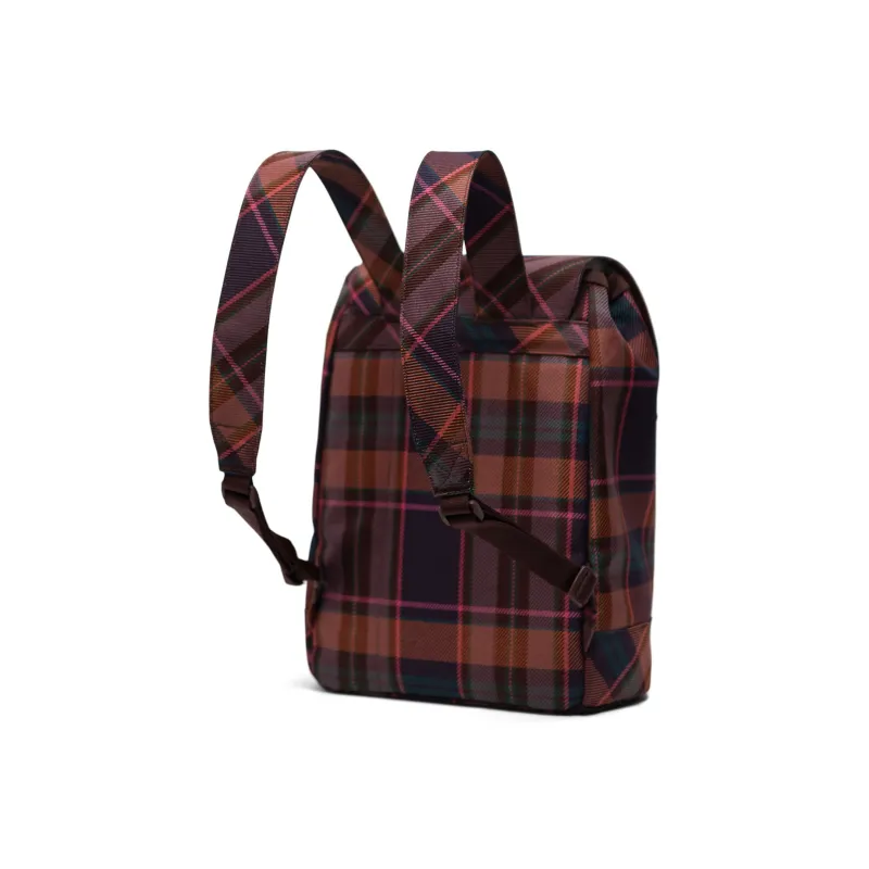 Herschel Polyester Backpacks Regular Unisex Plaid Rosewood-2