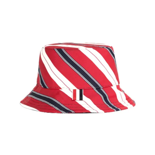 THOM BROWNE Bucket Hats Men Red