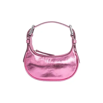 By Far Soho Metallic Mini Shoulder Bag