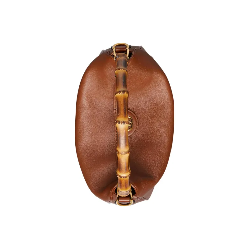 GUCCI Diana Leather Portable Crossbody Bag Shoulder Bag Large Size Women's Brown-6