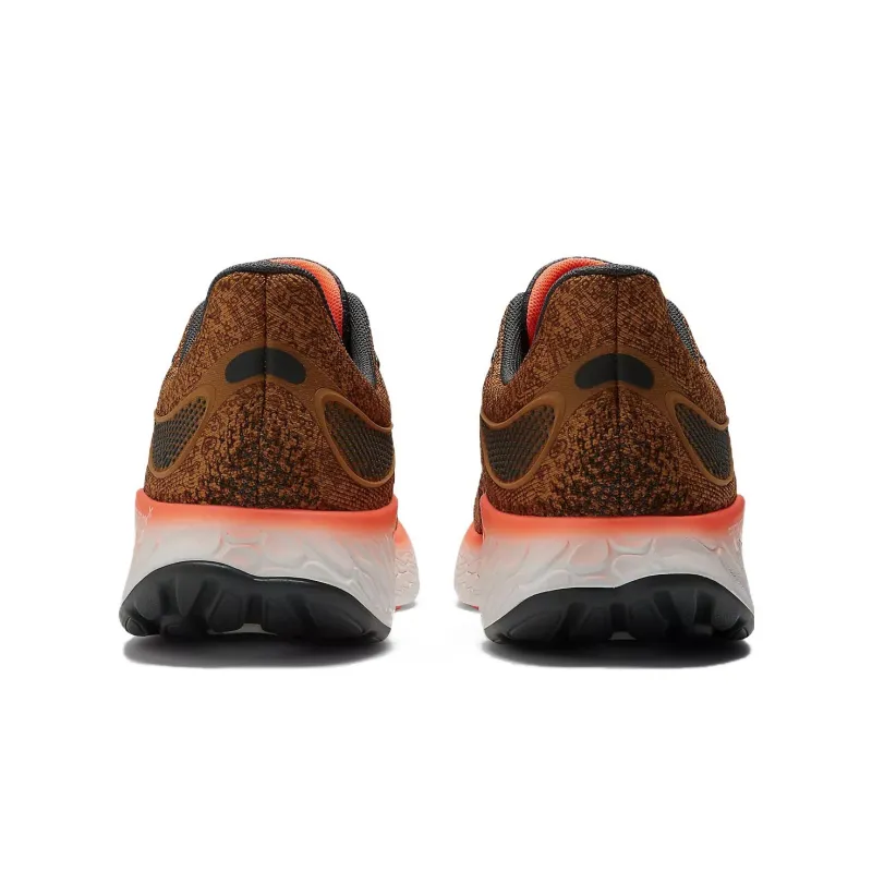 New Balance NB Fresh Foam X 1080v12 Find Your Start Cushioning Slip Resistant Low Top Running Shoes Men's Orange Black-4