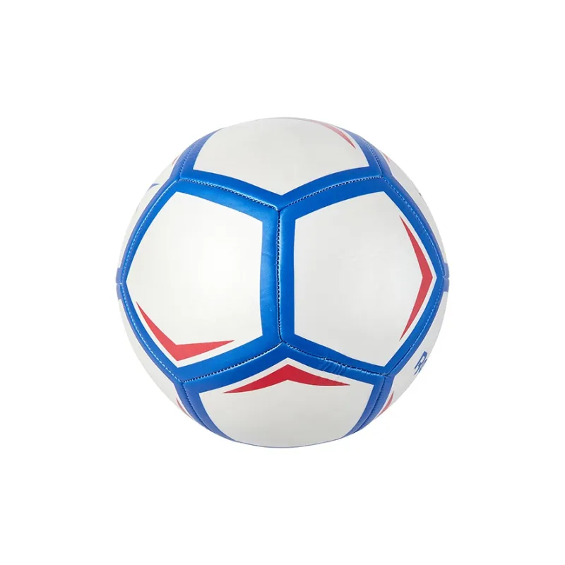 Reebok Size 5 Ball Soccer PVC Machine Stitched Soccer Ball Unisex White Blue-3