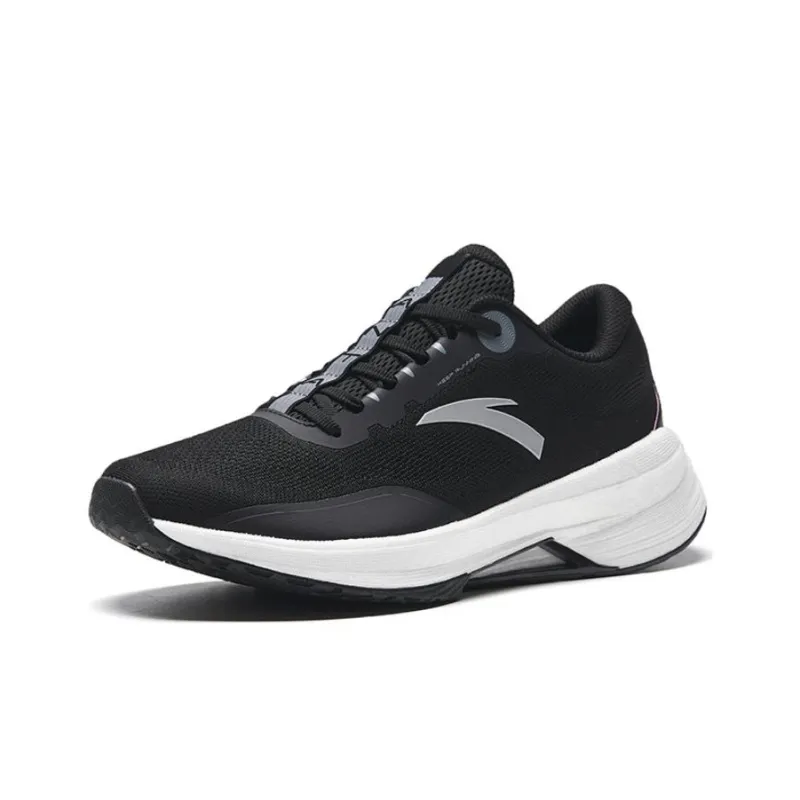Anta Slip Resistant, Abrasion Resistant, Breathable Low Top Running Shoes Men's Black-1