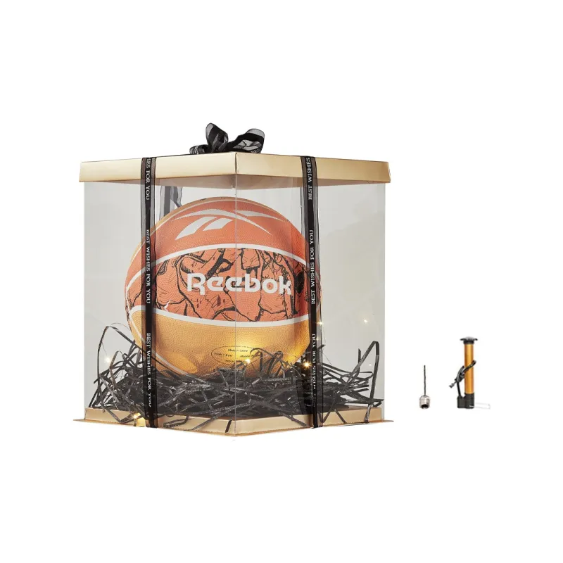 Reebok Iverson MVP Series Rubber Basketball Orange Size 7 Training Unisex-10