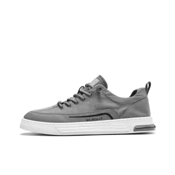 HLA Casual Shoes Men Low Top Black/Gray/Apricot