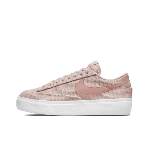 Nike Blazer Low Platform Pink Oxford Summit White Pink Oxford Rose Whisper Women's