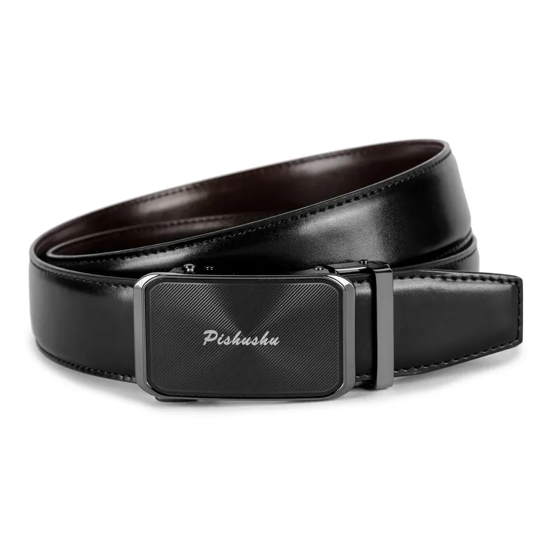 PISHUSHU Leather Belts Men-7