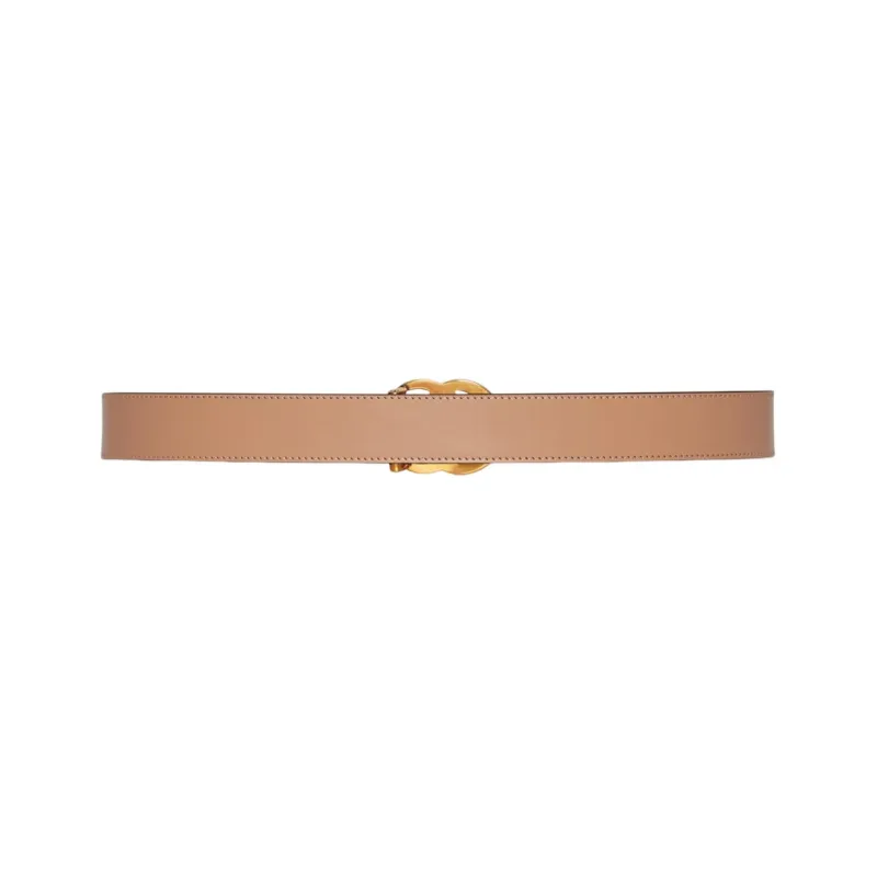 GUCCI Leather Belts Women's Pink/Beige-3