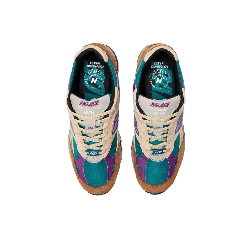 New Balance 991 MiUK Palace Teal-3