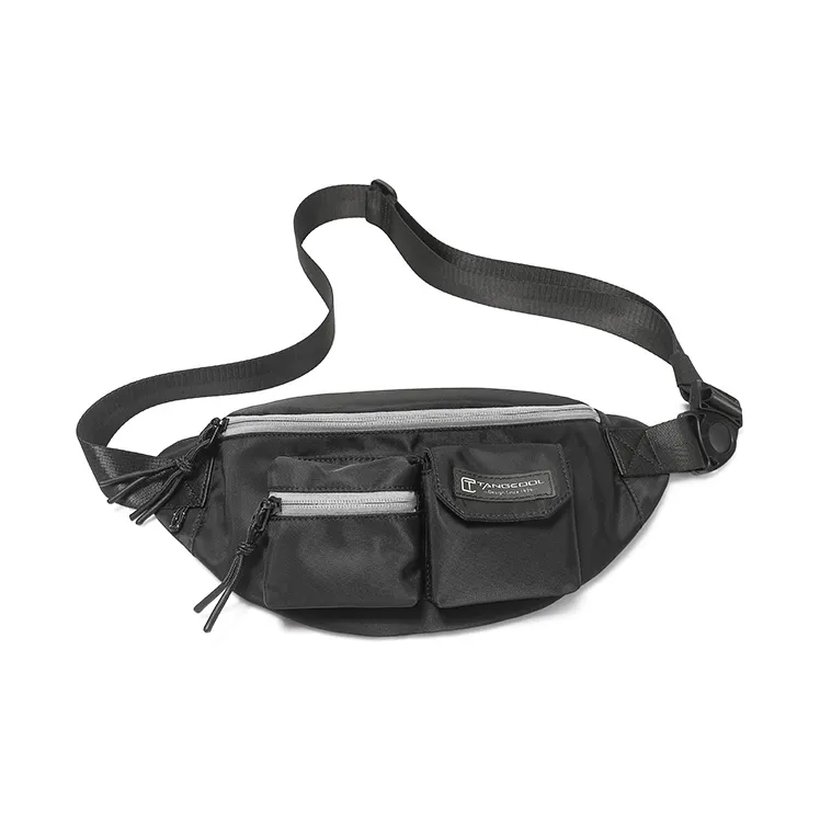 TANGCOOL Nylon Crossbody Bag, Sling Bag Unisex Black/Blue/Green/Pink-9