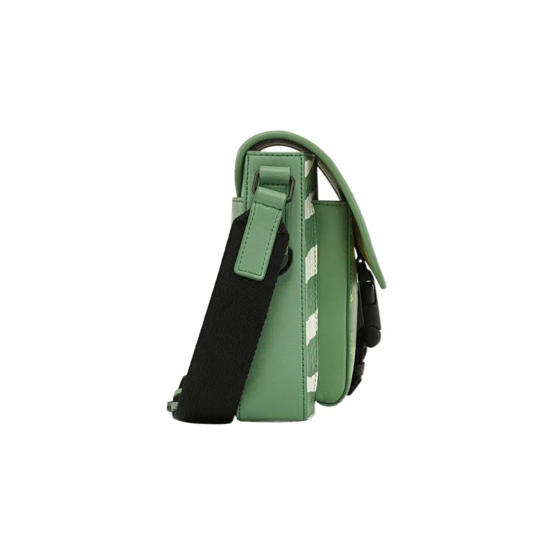 MCM Klassik Visetos Canvas With Leather Trim Messenger Bag, Crossbody Bag, Shoulder Bag Small Size Men's Green-2