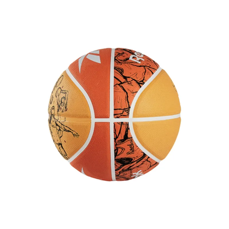Reebok Iverson MVP Series Rubber Basketball Orange Size 7 Training Unisex-4