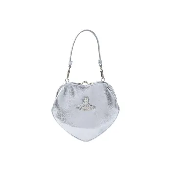 Vivienne Westwood PU Portable One Shoulder Wallet Regular Women's Silver