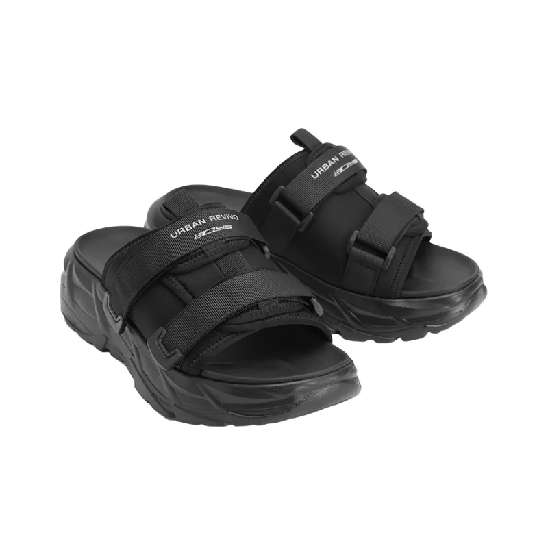URBAN REVIVO Stylish Sandals Men's Black-1