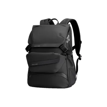 MARK RYDEN Oxford Travel Bag Backpack Men's Elegant Black